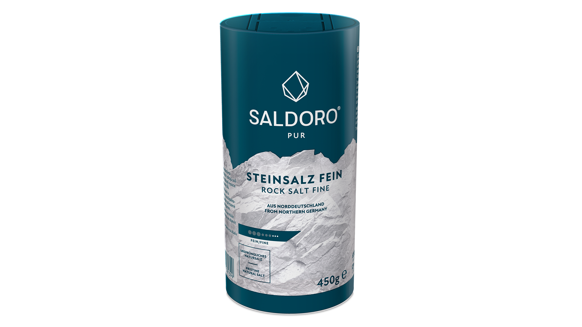 Saldoro feines Steinsalz in der Streudose | Saldoro Saldoro feines Steinsalz in der Streudose | Saldoro