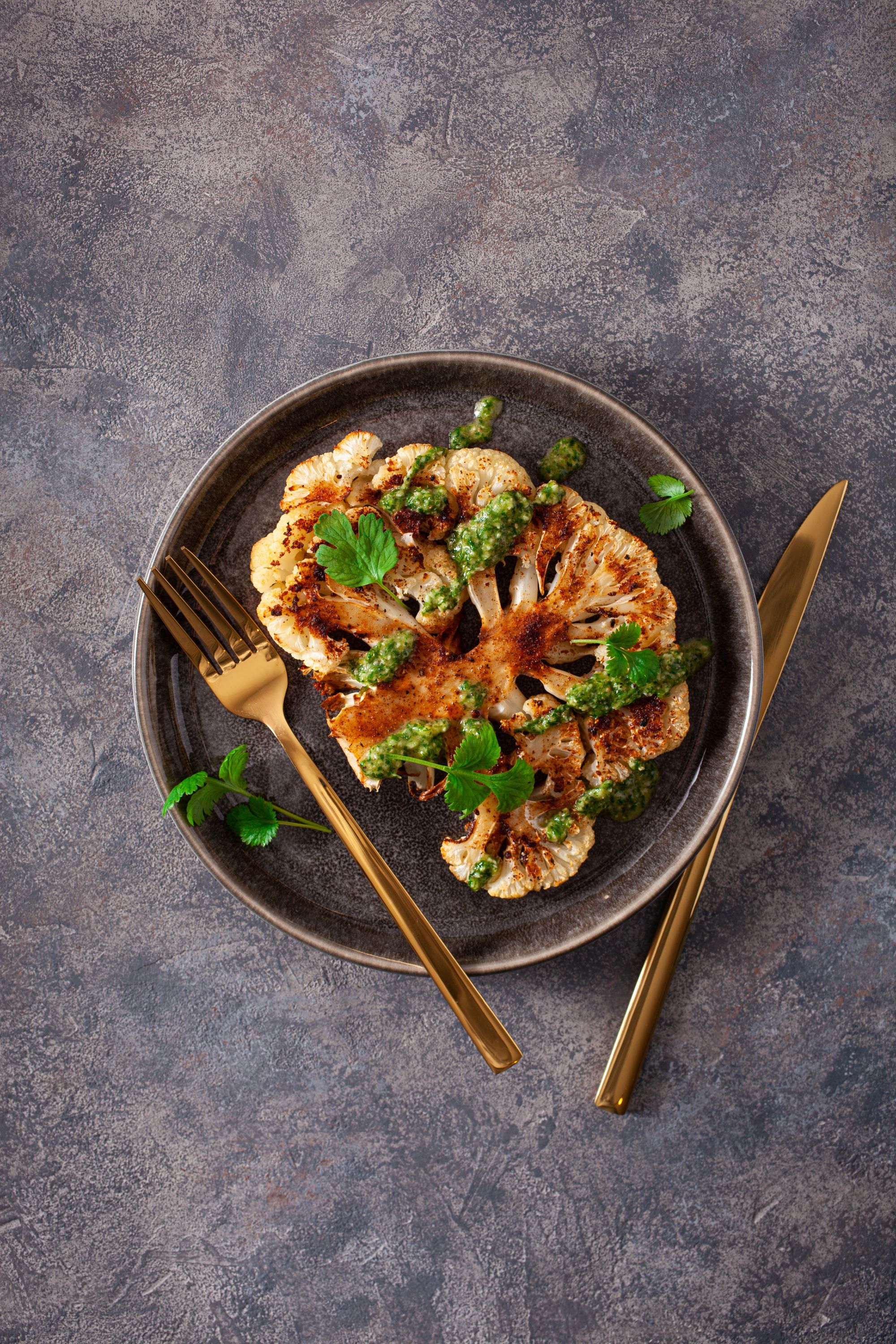 Pečený marinovaný květák